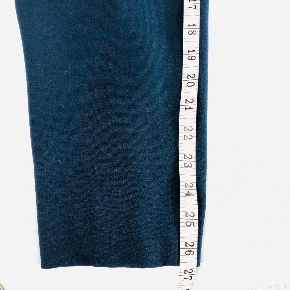 Loft Dark Turquoise Marisa Wool Pants - Picture 8 of 16